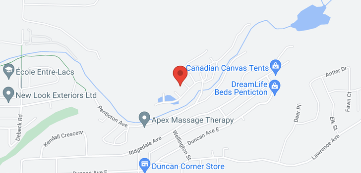 map of 35 - 1701 PENTICTON AVE